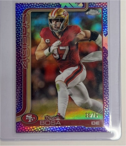 2025 Topps Chrome #264 Nick Bosa — front