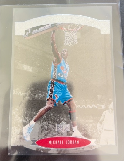1995-96 Upper Deck SP All-Stars Die-Cut #AS2 Michael Jordan — front