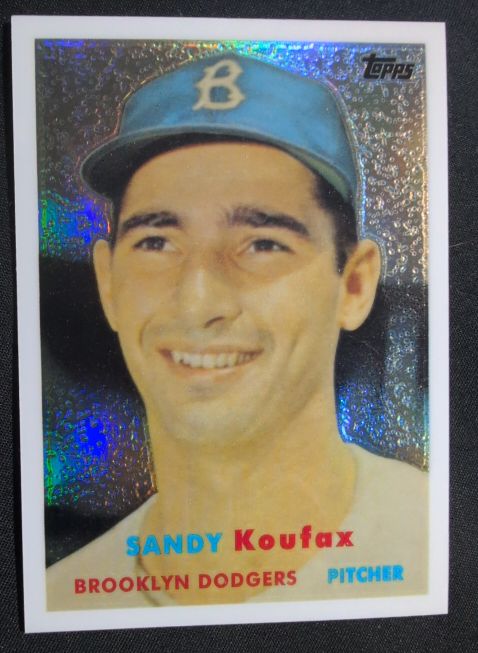 1957 Topps #2 Sandy Koufax — front