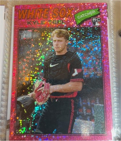 2026 Topps Heritage #182 Kyle Teel — front
