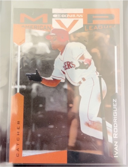 1997 Donruss MVP American League #1 Ivan Rodriguez — front