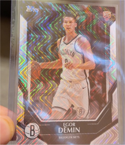 2026 Topps Collector Kit Exclusive #NBA-9 Egor Demin — front