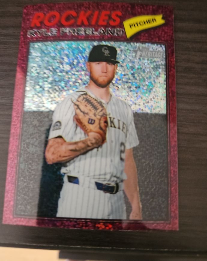2026 Topps Heritage #92 Kyle Freeland — front