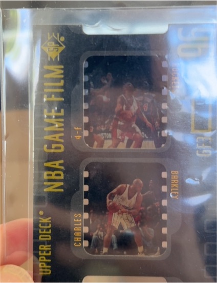 1996-97 Upper Deck SP NBA Game Film #GF8 Charles Barkley — front