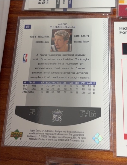 2002-03 Upper Deck #80 Hedo Turkoglu — front