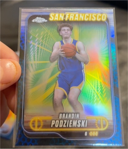 2024-25 Topps Chrome #7 Brandin Podziemski — front