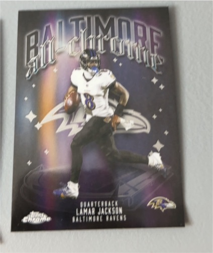2025 Topps Chrome All-Chrome #ACT-1 Lamar Jackson — front