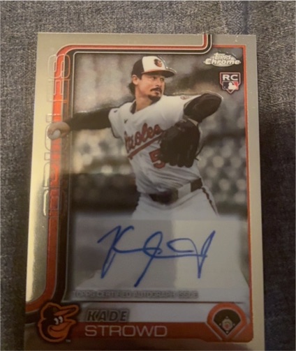 2025 Topps Chrome Update #AC-KST Kade Strowd — front