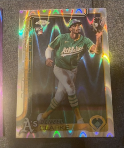 2025 Topps Chrome Update Series #USC15 Denzel Clarke — front