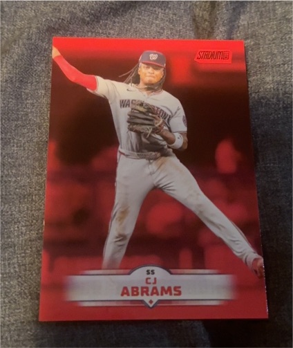2025 Topps Stadium Club #188 CJ Abrams — front
