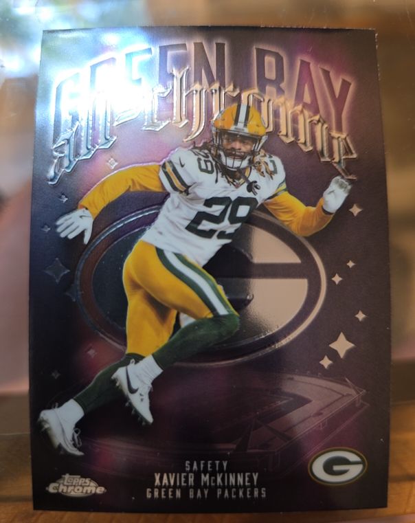 2025 Topps Chrome All-Chrome #ACT-24 Xavier McKinney — front