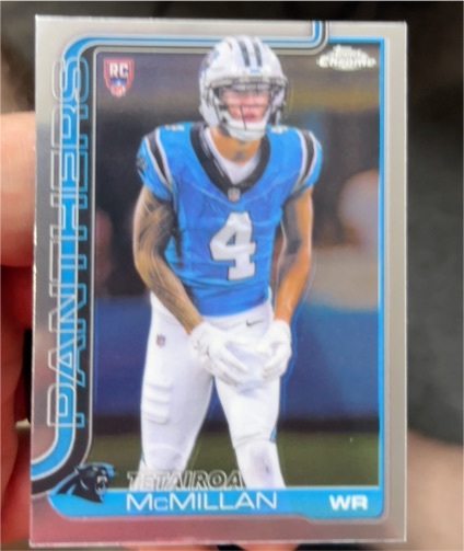 2025 Topps Chrome #326 Tetairoa McMillan — front