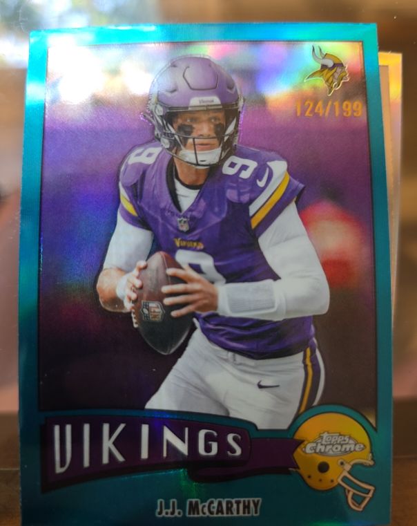 2025 Topps Chrome #1975-22 J.J. McCarthy — front