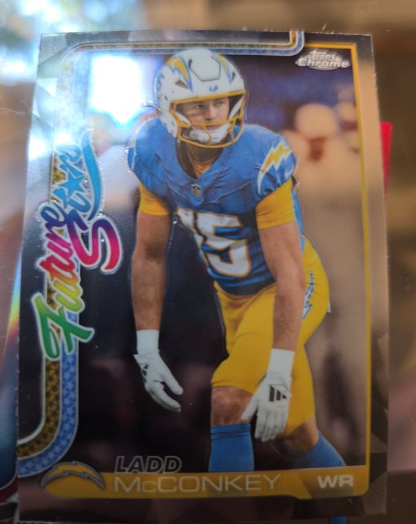 2025 Topps Chrome Future Stars #FS-3 Ladd McConkey — front