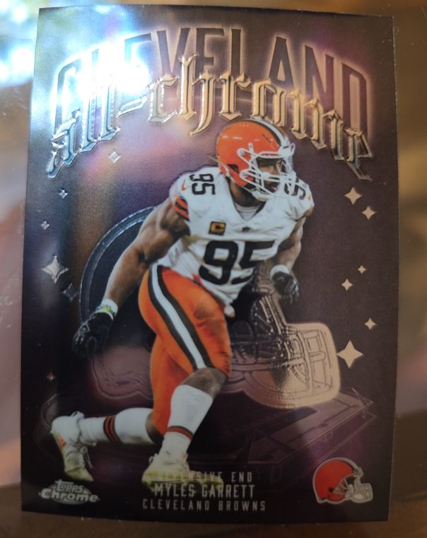 2025 Topps Chrome All-Chrome #ACT-15 Myles Garrett — front