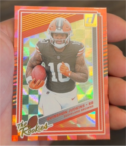 2025 Panini Donruss The Rookies #26 Quinshon Judkins — front