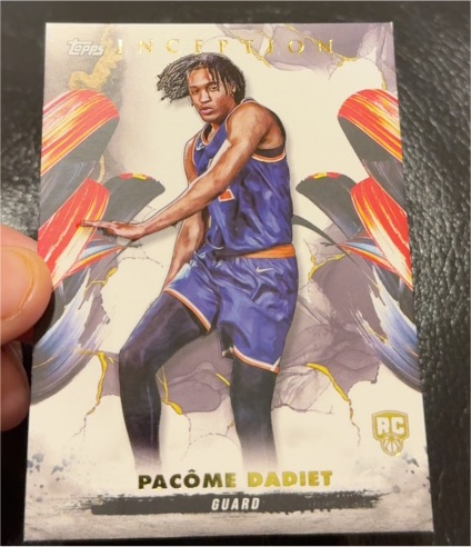 2024-25 Topps Inception #18 Pacôme Dadiet — front