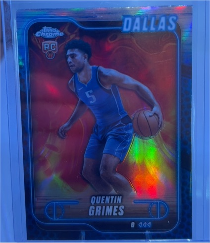 2024-25 Topps Chrome #163 Quentin Grimes — front