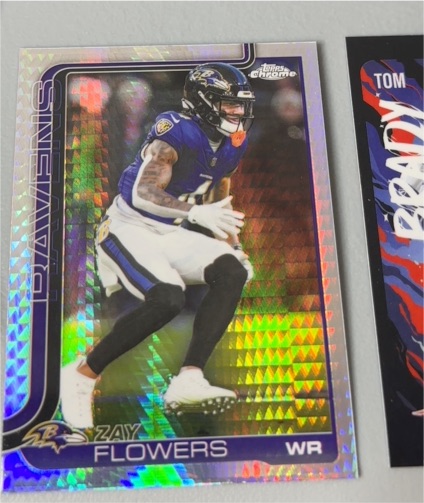 2025 Topps Chrome #22 Zay Flowers — front