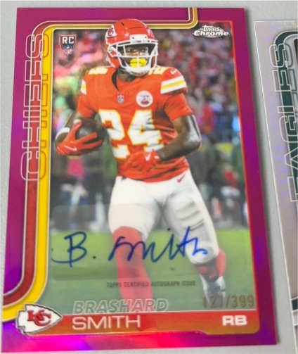 2025 Topps Chrome #311 Brashard Smith Rookie Card — front