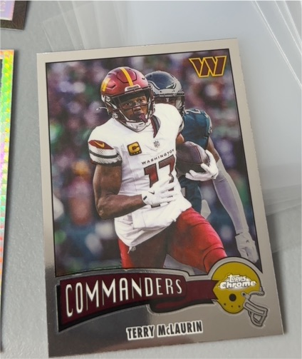 2025 Topps Chrome #1975-35 Terry McLaurin — front