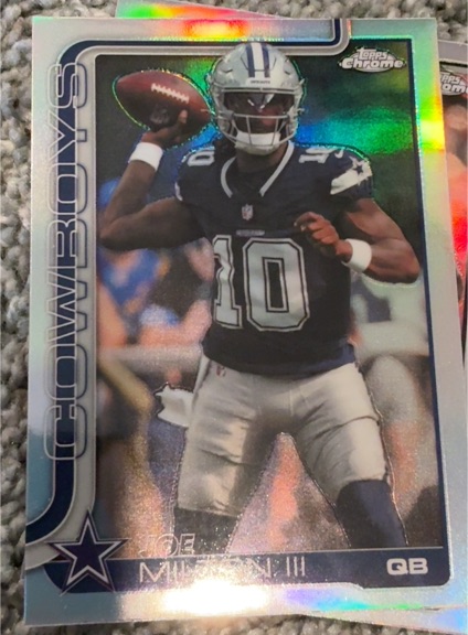 2025 Topps Chrome #85 Joe Milton III — front