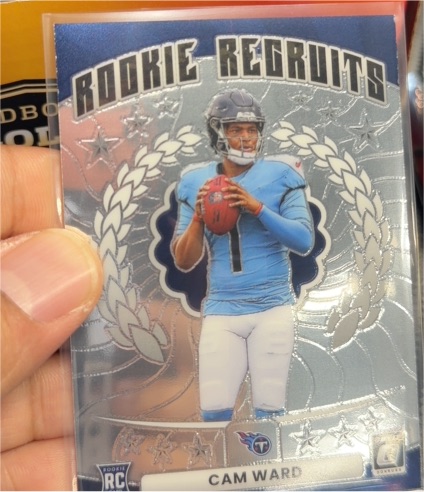 2025 Panini Donruss Optic #1 Cam Ward Rookie Recruits — front