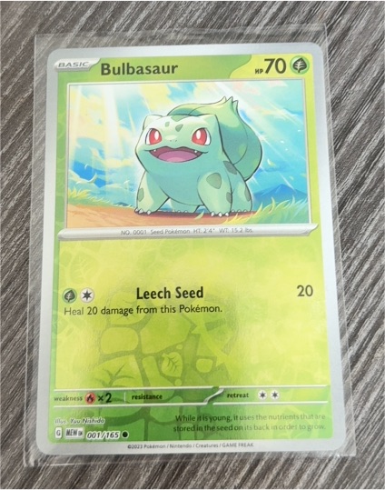 2023 Pokémon Scarlet & Violet 001 Bulbasaur — front
