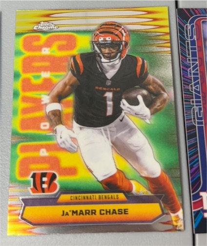 2021 Topps Chrome #Ja'Marr Chase Cincinnati Bengals — front