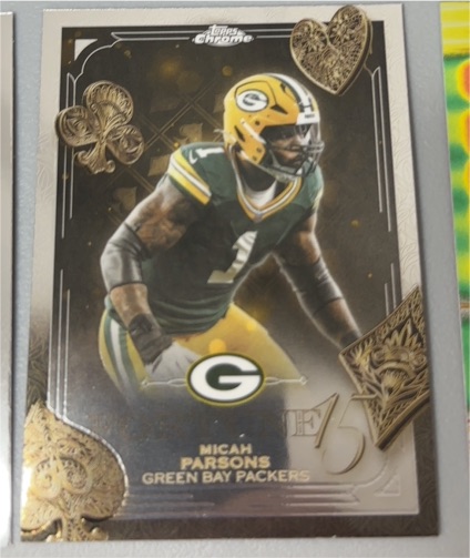 2025 Topps Chrome Fortune 15 #F15-11 Micah Parsons — front