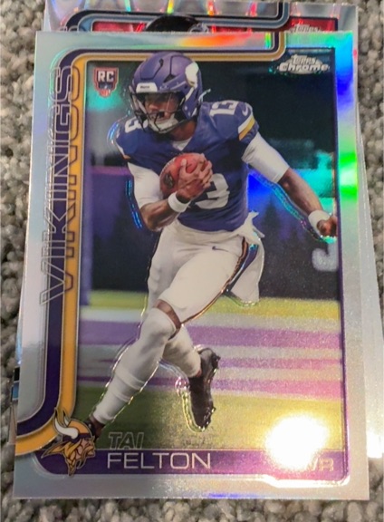 2025 Topps Chrome #395 Tai Felton — front
