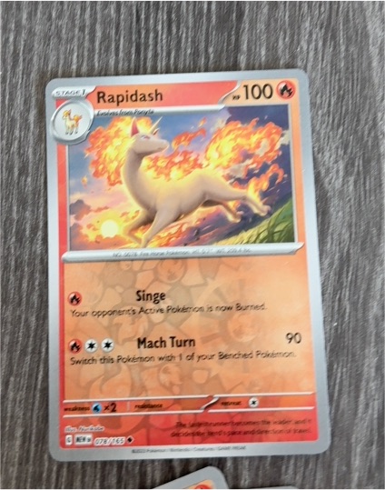 2022 Pokémon SV: Scarlet & Violet 151 #078 Rapidash — front