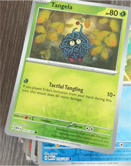 2023 Pokémon Scarlet & Violet 114 Tangela — front