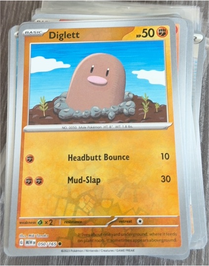 2023 Pokémon Scarlet & Violet 151 #050 Diglett — front