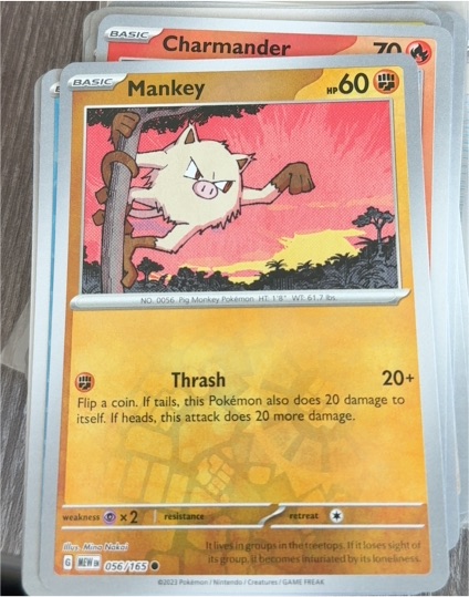 2023 Pokémon Scarlet & Violet 151 #056 Mankey — front