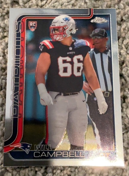 2025 Topps Chrome #379 Will Campbell — front