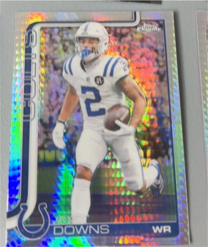 2025 Topps Chrome #127 Josh Downs — front