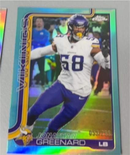 2025 Topps Chrome #197 Jonathan Greenard — front