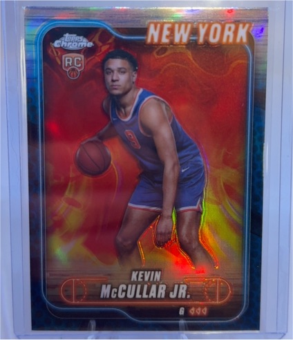 2024-25 Topps Chrome #150 Kevin McCullar Jr. — front