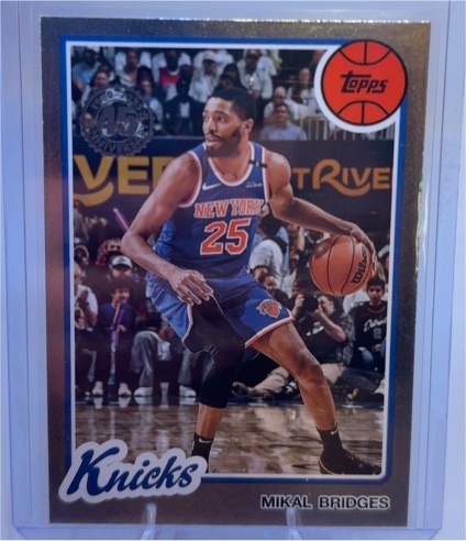 2025-26 Topps 1980-81 Topps Basketball #80BK-38 Mikal Bridges — front
