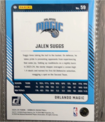 2024-25 Panini Donruss #59 Jalen Suggs — front