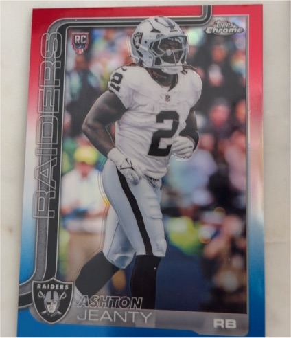 2025 Topps Chrome #322 Ashton Jeanty — front