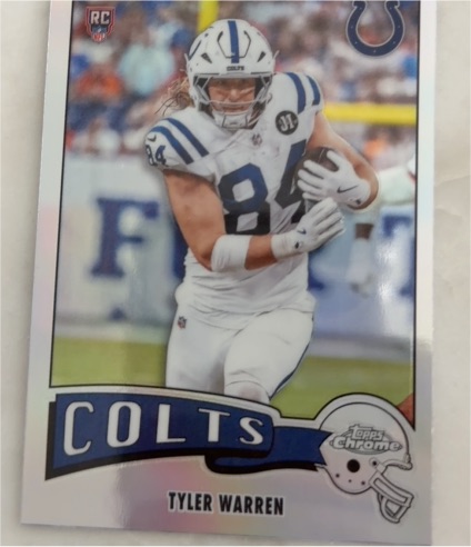 2025 Topps Chrome #1975-15 Tyler Warren — front