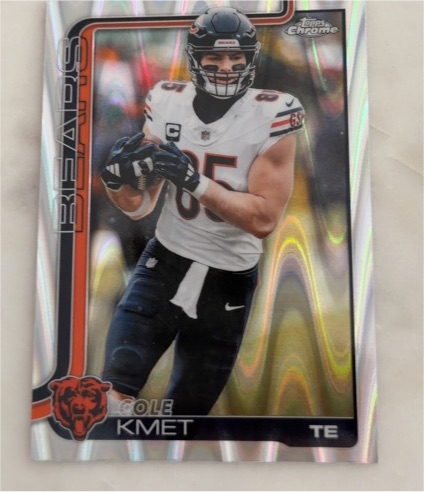 2025 Topps Chrome #51 Cole Kmet — front