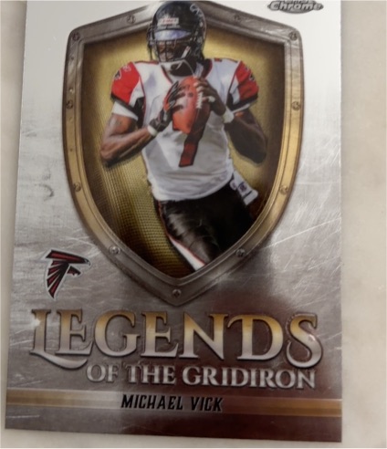 2025 Topps Chrome Legends of the Gridiron #LOG-2 Michael Vick — front
