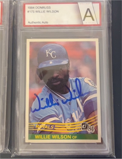1984 Donruss #175 Willie Wilson — front