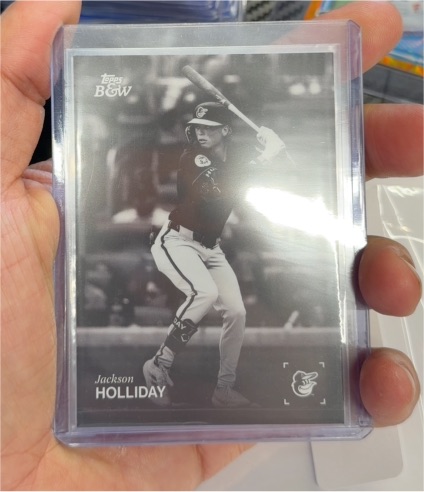 2025 Topps Black & White #104 Jackson Holliday — front