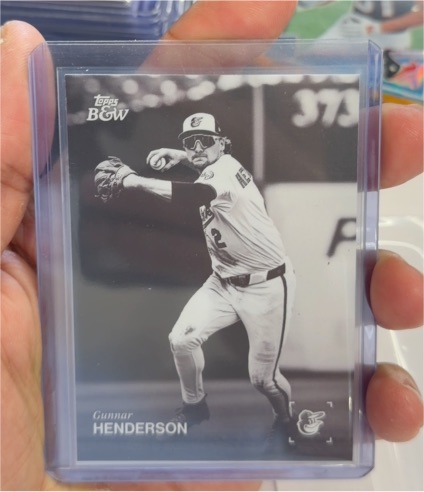 2025 Topps Black & White #050 Gunnar Henderson — front