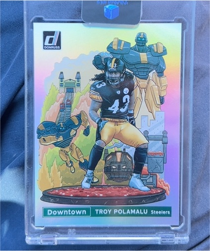 2021 Panini Donruss Downtown #DT-12 Troy Polamalu — front