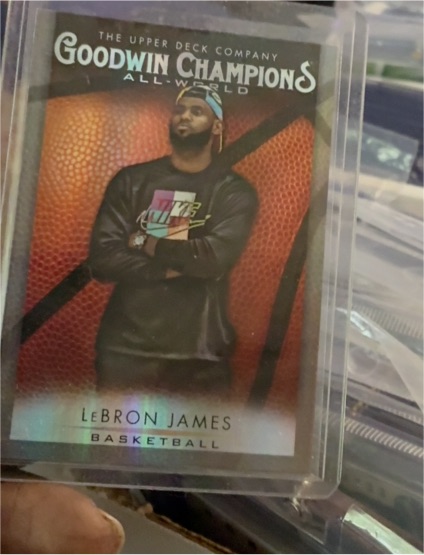 2021 Upper Deck Goodwin Champions #GB-15 LeBron James All-World — front